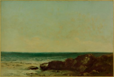 Seacoast (Mediterranean) by Gustave Courbet
